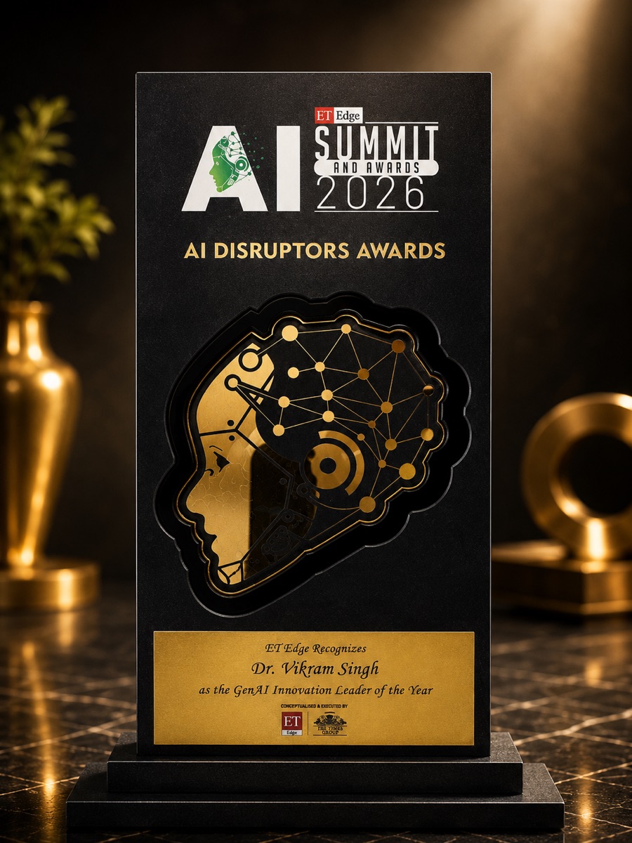 Award: GenAI Innovation Leader of the Year, ET Edge AI Awards & Summit 2026