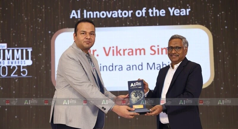 Award: AI Innovator of the Year - ET Edge AI Summit - 2025
